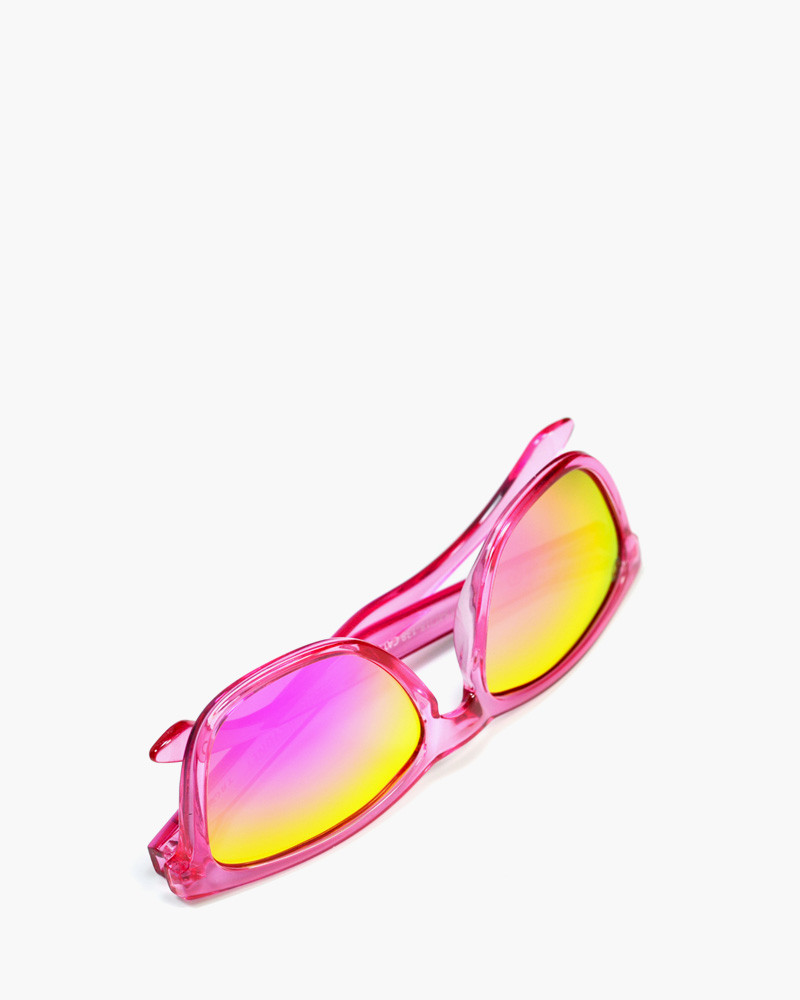 Bamal Shiny Transparent Pink - Deep Red